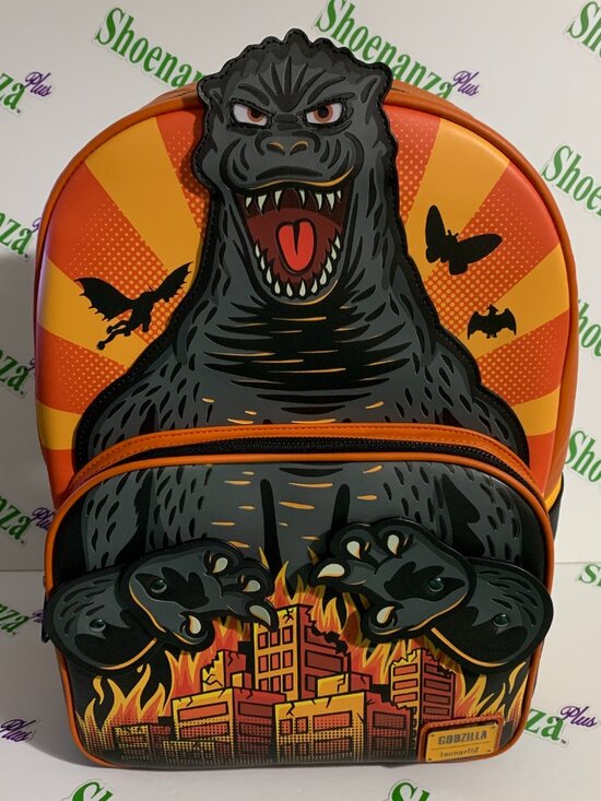 Loungefly Backpack Godzilla City Flames King of the Monsters Kaiju Figural Bag main image 9